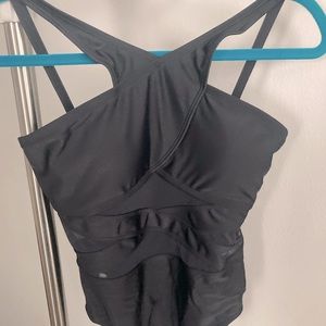 Black one piece swimsuit